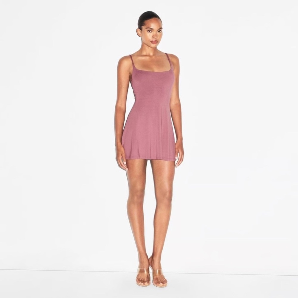 Skims scoop neck mini dress